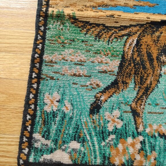Vintage Hunting Dog Tapestry Pillow Cover Red Irish Setter - Picture 12 of 16